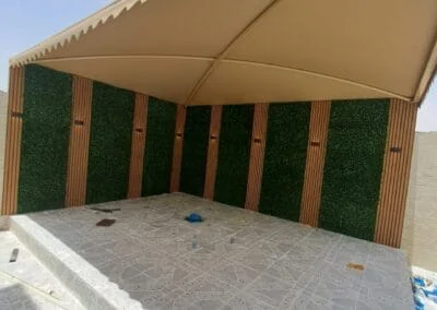 مظلة مدخل مخروطية بسماكة عالية ومضمونة