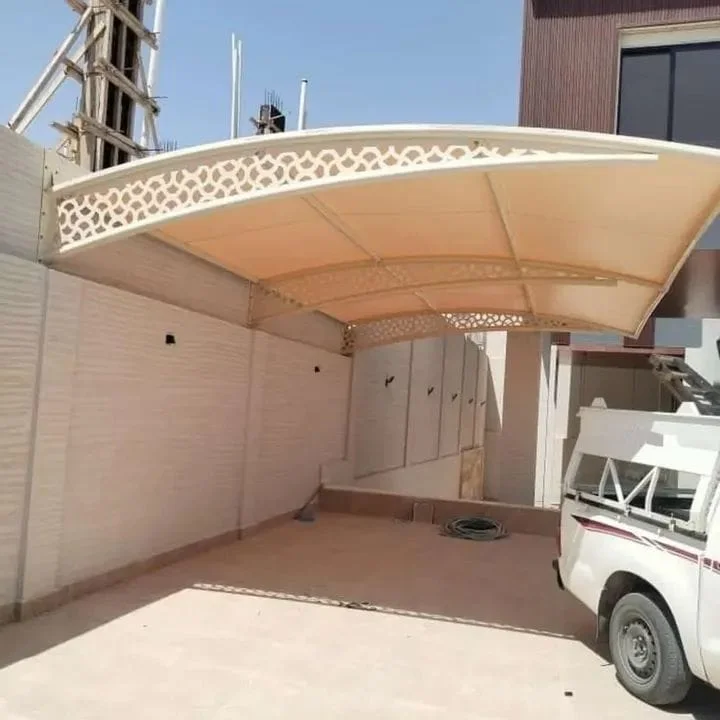 تركيب مظلات سيارات بعمود واحد في جدة
