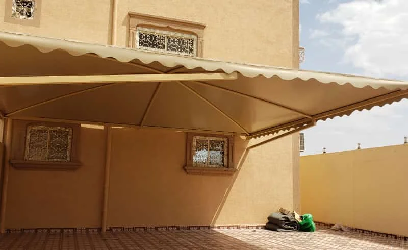 مظلات جلسات خارجية بقماش مقاوم للحرارة العالية مظلات جلسات خارجية بقماش مقاوم للحرارة العالية
