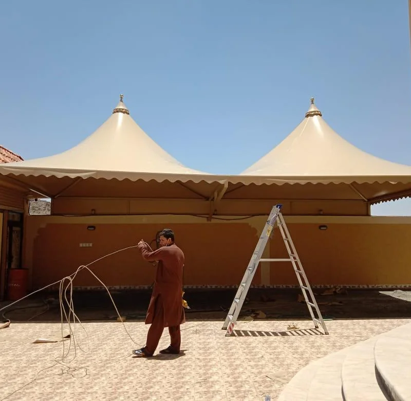 تركيب مظلات سيارات بعمود واحد في جدة تركيب مظلات سيارات بعمود واحد في جدة
